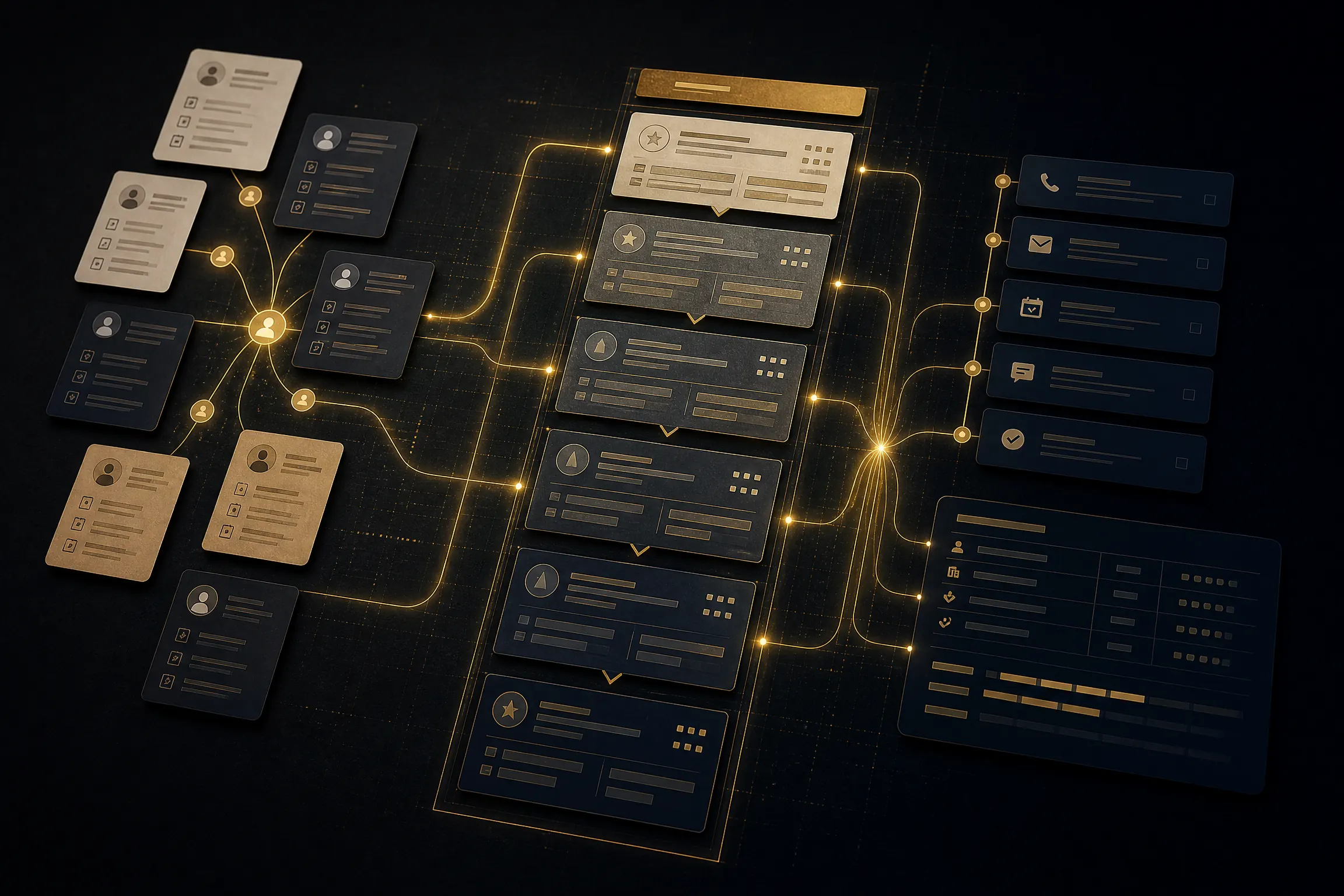 BlakkCRM dashboard UI preview